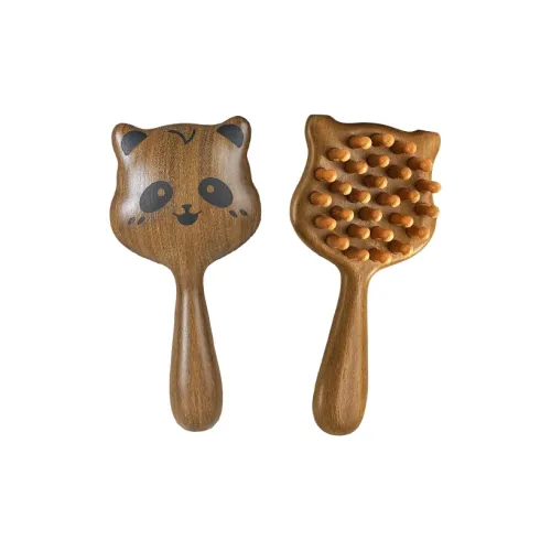 Future Maple Sandalwood Cartoon Massage Comb Scalp Massage Comb