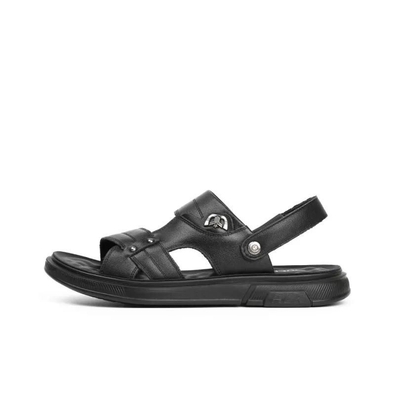 Mulinsen Beach Sandals Men Black/Brown-0