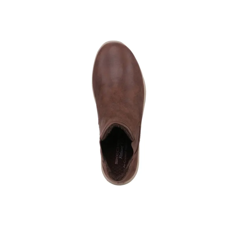 Skechers Reggae Fest 2.0 Short Chelsea Boots Women's Brown-5