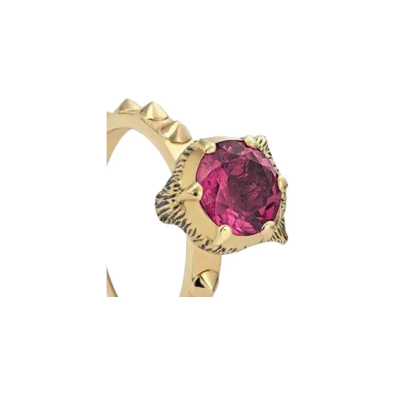 GUCCI Diamond Rings Unisex Gold-1