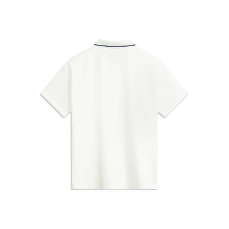 LiNing Sports Trend Series Polo Shirt Men's Ivory-1