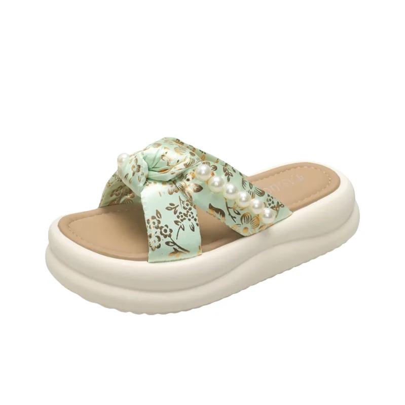 PARK DANCE Quiet Abrasion Resistant Slide Slippers Women's-4