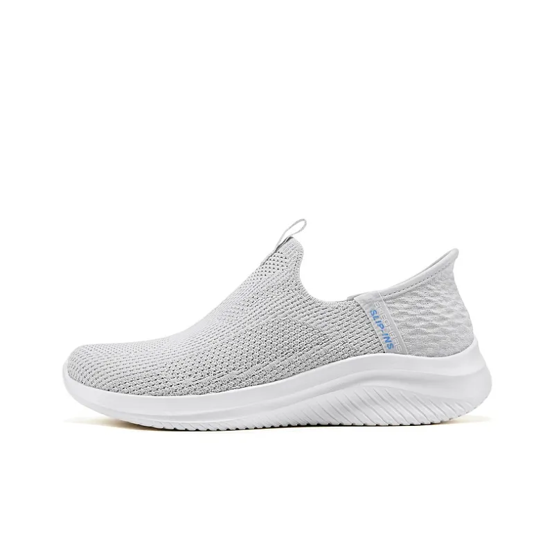 Skechers SPORT WOMENS Low Top Casual Shoes Women's Light Gray-0