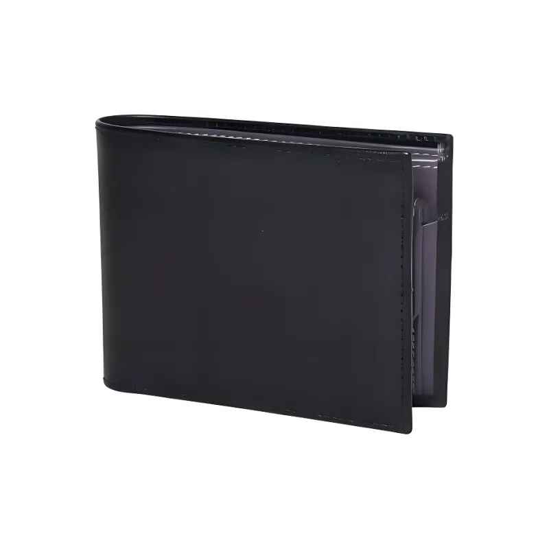 ETTINGER Calfskin Wallet Men's Black & Purple-0