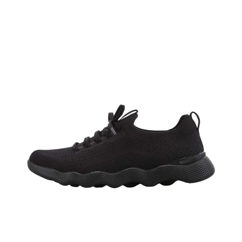 Skechers Massage Fit Lite Low Top Casual Shoes Women's Black-0
