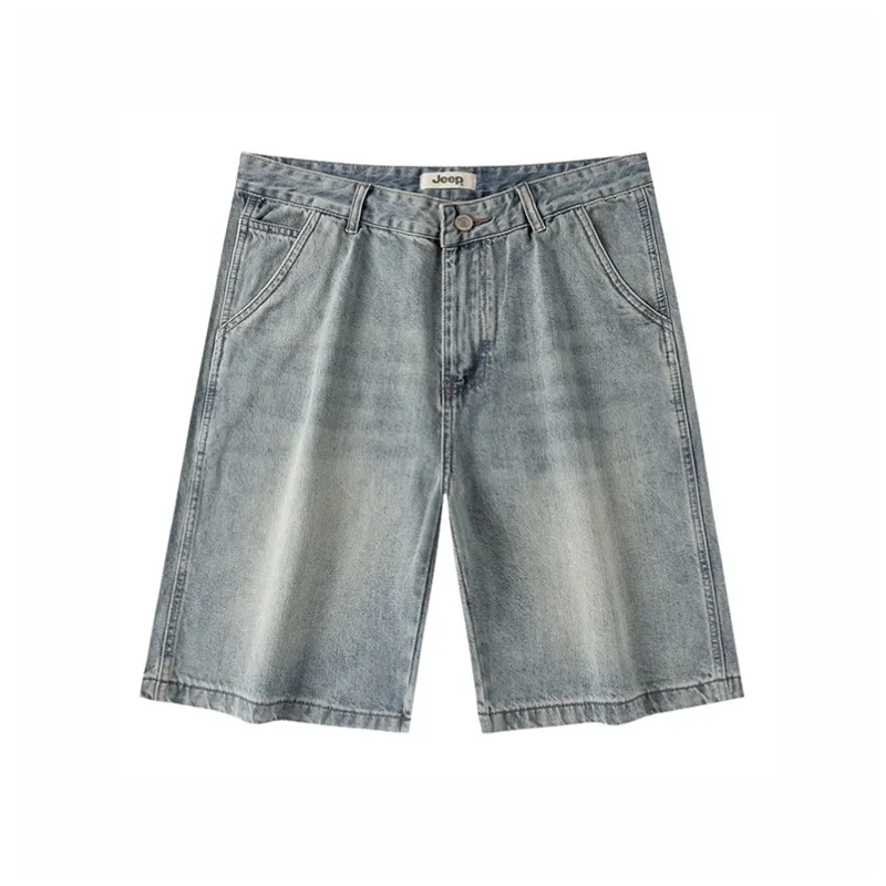 Jeep Shepherd Fashion Sports Collection Denim Shorts Unisex-1