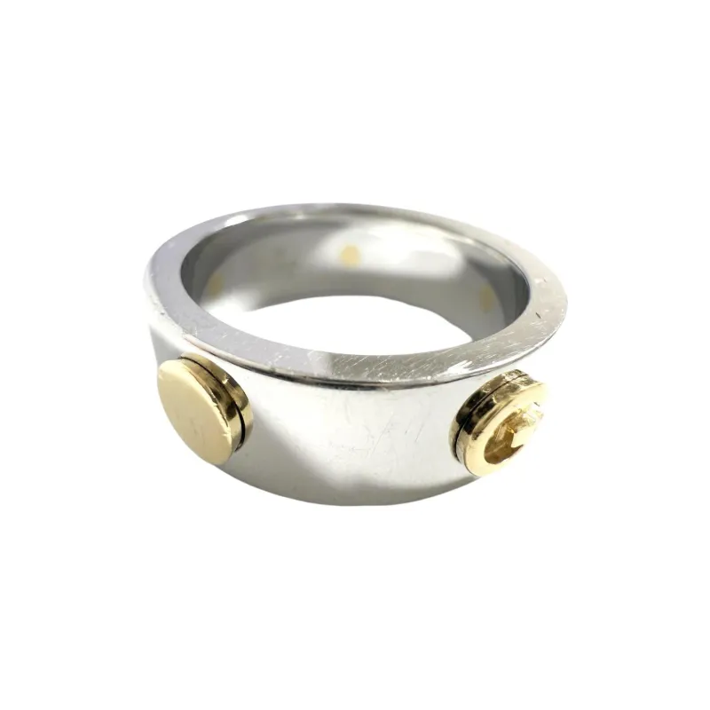 GUCCI Stainless Steel Rings Men's Silver-1