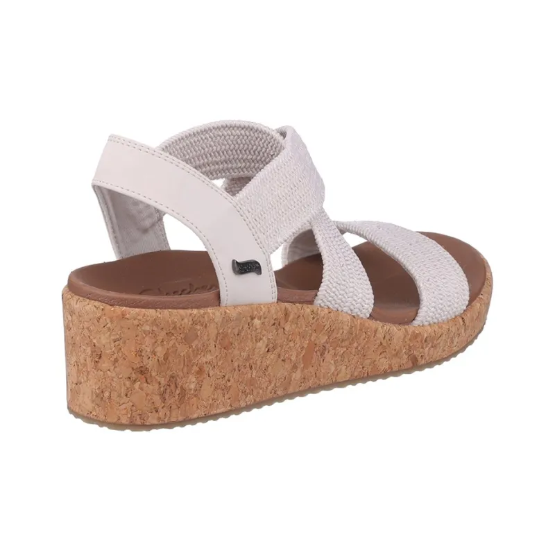 Skechers ARCH FIT BEVERLEE One Strap Sandals Women's White-1