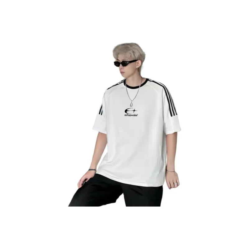 ACHS AWAKE Short Sleeved T Shirts Unisex-5