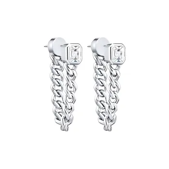 LELOUP Platinum Plated Copper Earrings Women's Silver