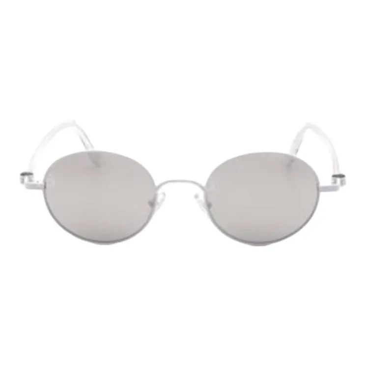 Moncler Subject To Official Website Round Sunglasses Women's Transparent-1
