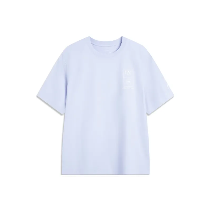 LiNing Sports Life Collection T Shirt Men's Frost Blue-0