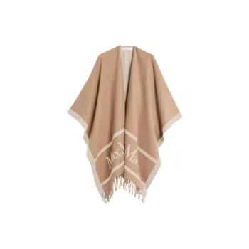 MaxMara Wool Shawls Women's Apricot