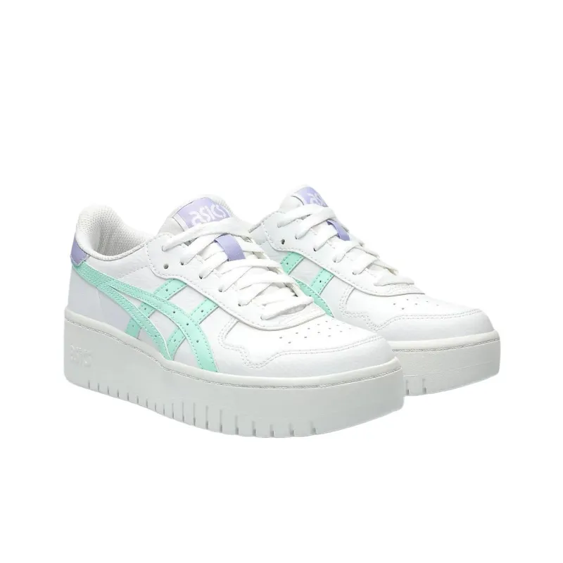 Asics JAPAN S Anti Slip Wear Resistant Low Top Skateboard Shoes Women's White-2