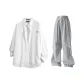 White+Gray Pants