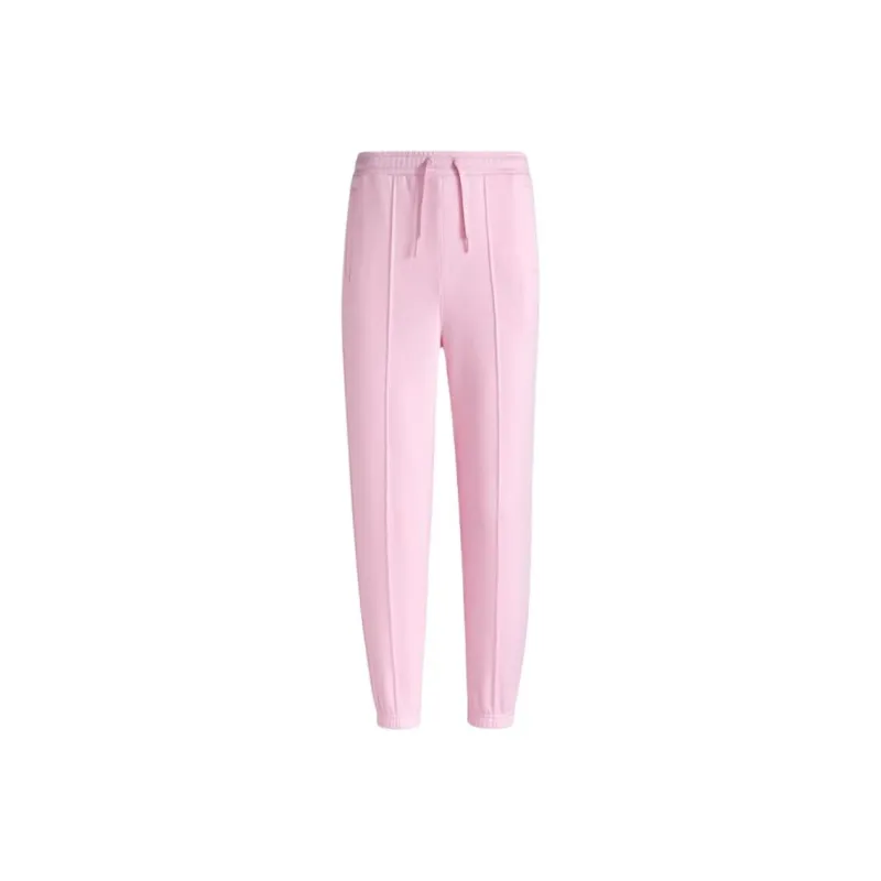 Adidas Neo Knitted Sports Pants Women's Pink-0