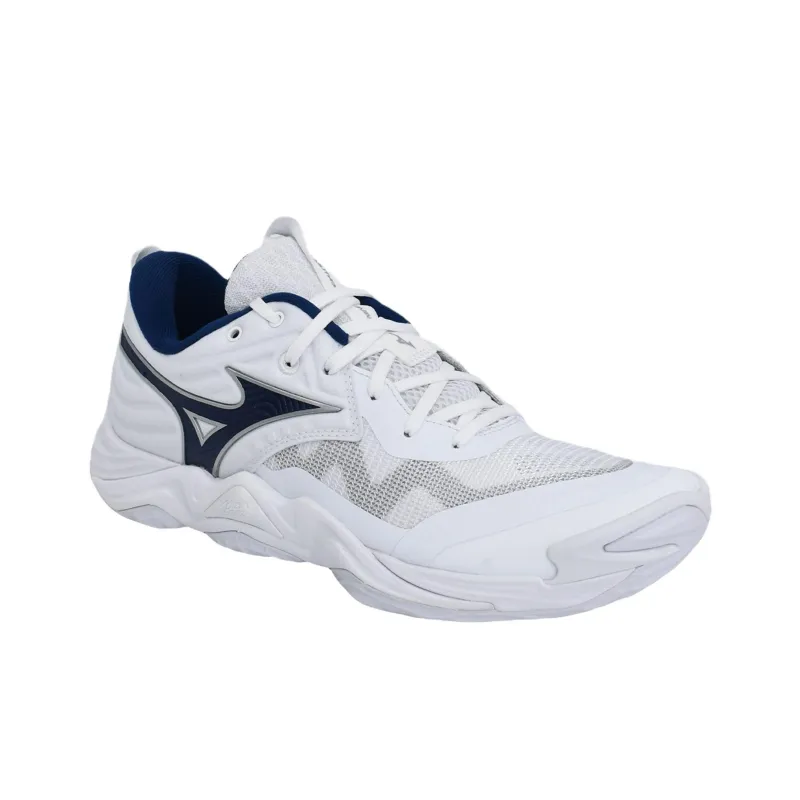 Mizuno WAVE MOMENTUM ELITE Slip Resistant Low Top Training Shoes Unisex White-1