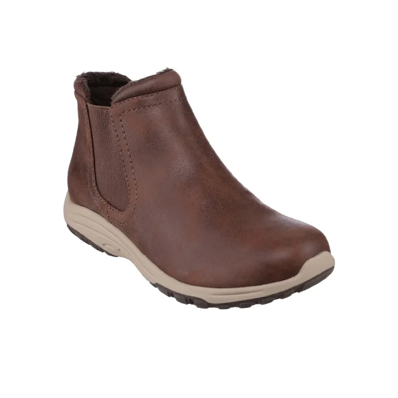 Skechers Reggae Fest 2.0 Short Chelsea Boots Women's Brown-3