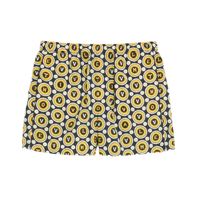 Valentino Beach Shorts Men's Black-0
