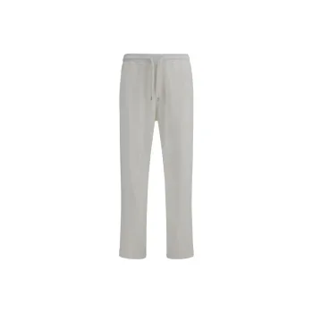 Brunello Cucinelli Knitted Sweatpants Men's Gray White