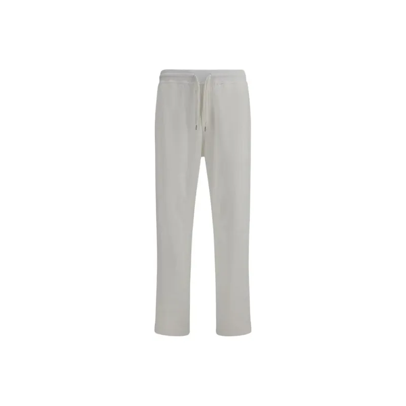Brunello Cucinelli Knitted Sweatpants Men's Gray White-0