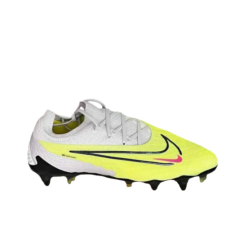 Nike Phantom GX Elite Abrasion Resistant Soccer Shoes Unisex Yellow-1