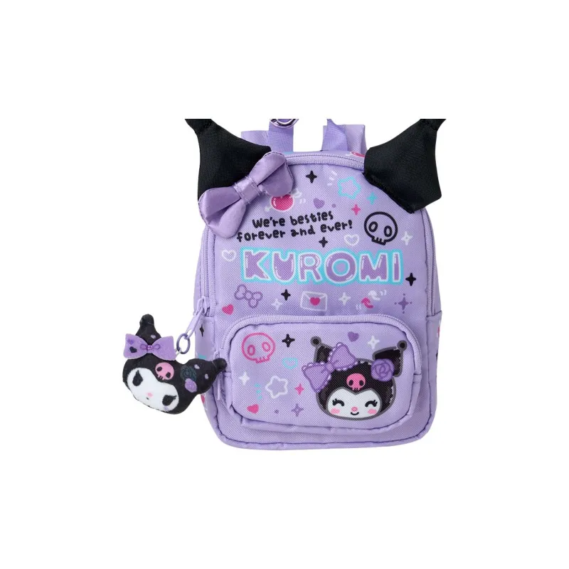 Sanrio Kuromi Polyester Coin Purse Women's Purple-3
