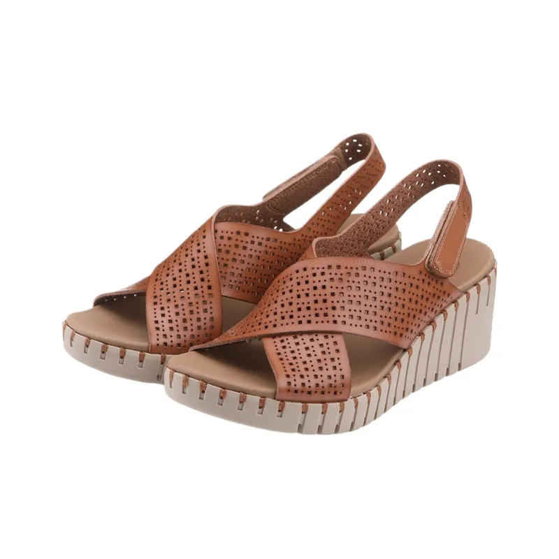 Skechers One Strap Sandals High Heel 5 8cm Women's Brown-2