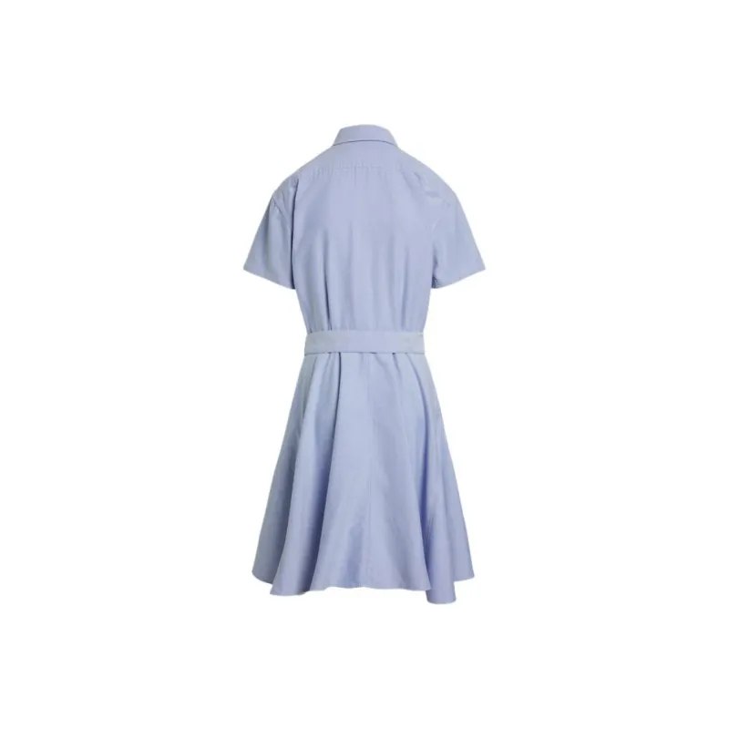 Polo Ralph Lauren SS25 Short Sleeved Dress Women's Light Blue-1