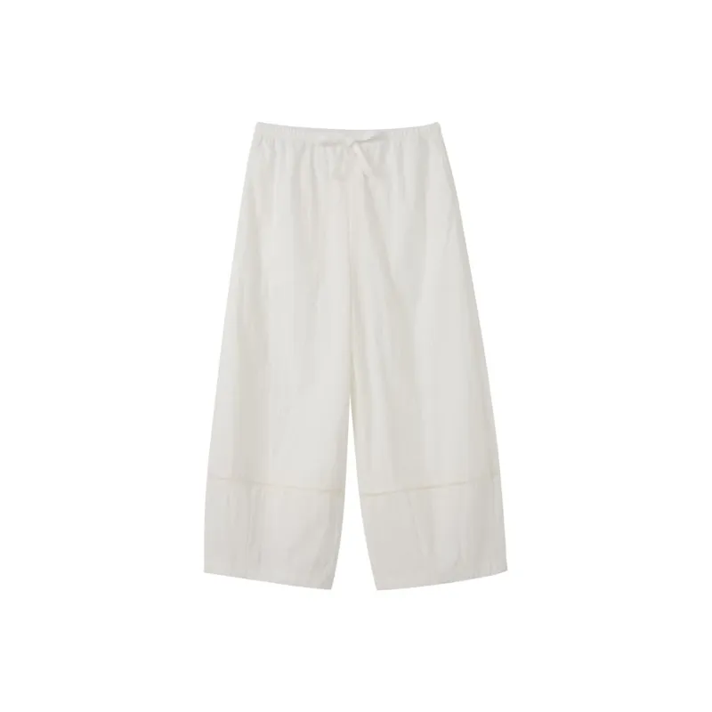 Homemade Willow Silk Casual Pants Women's-0