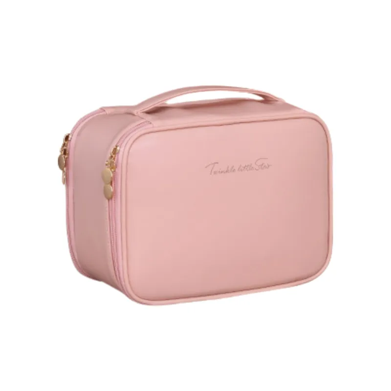 MUYAXUAN Niche Design Double Layer Portable Cosmetics Storage Bag-2