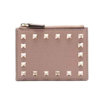 Valentino Leather Wallet Women's Light Pink