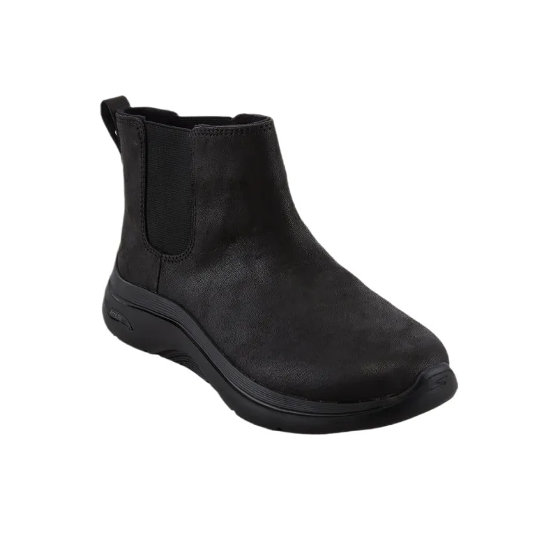 Skechers GO Walk Arch Fit 2.0 Short Chelsea Boots Women's Black-2