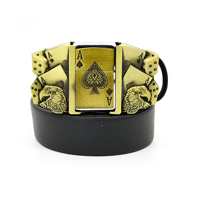 JONNY MOORE Cow Leather Belts Men's 3.8cm-5