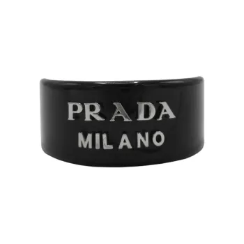 PRADA Plastic Hair Clips Women's Black