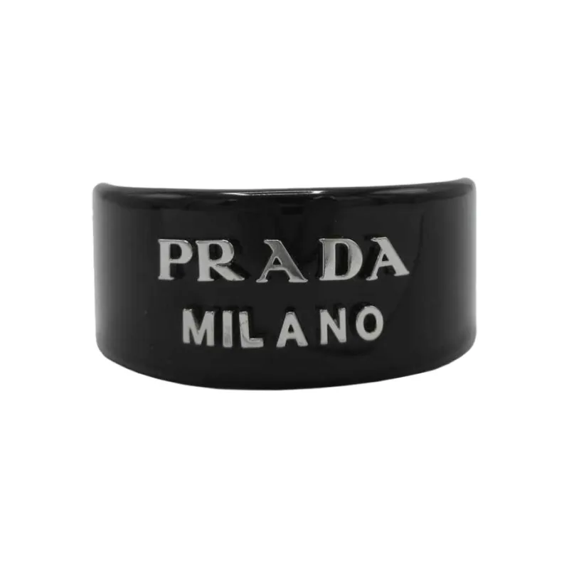 PRADA Plastic Hair Clips Women's Black-0