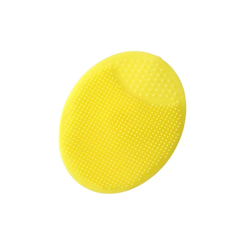 ZHENZI Silicone Hairbrush Comb Dandruff Removal Massage Brush For Bathing And Cleansing Sponges-5