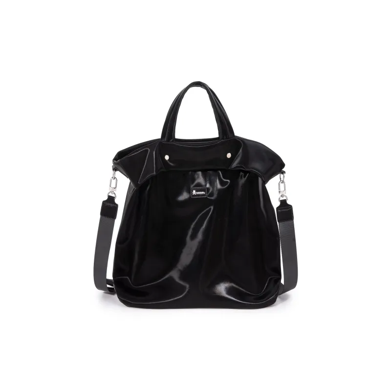 MESUCA ×Tokidoki/Tokidoki Collaboration Recycled Leather Tote One Shoulder Handbag Women's Black-0