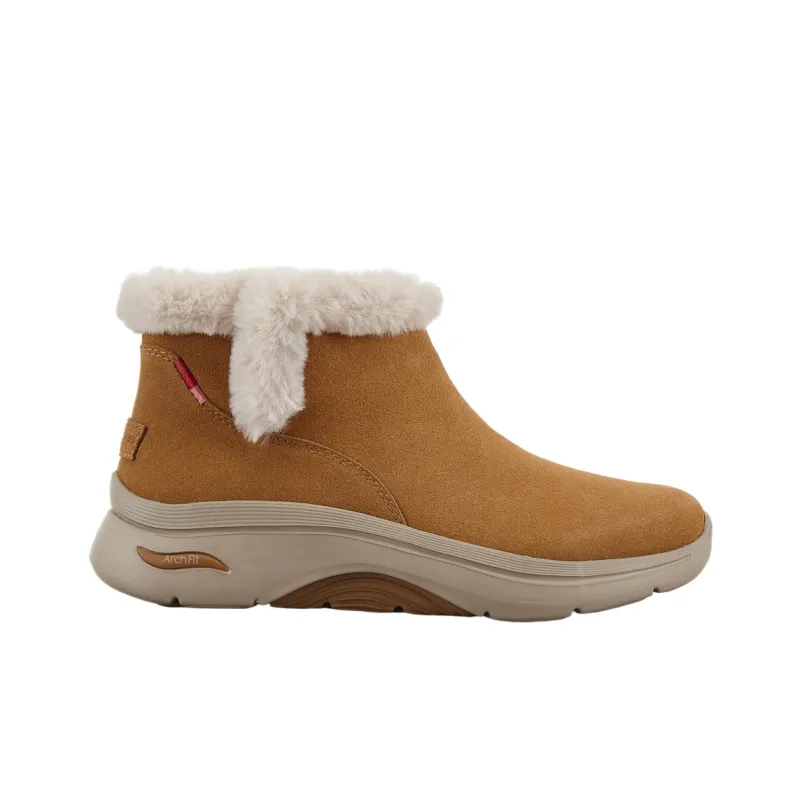 Skechers GO Walk Arch Fit 2.0 Ankle Boots Women's Brown-1