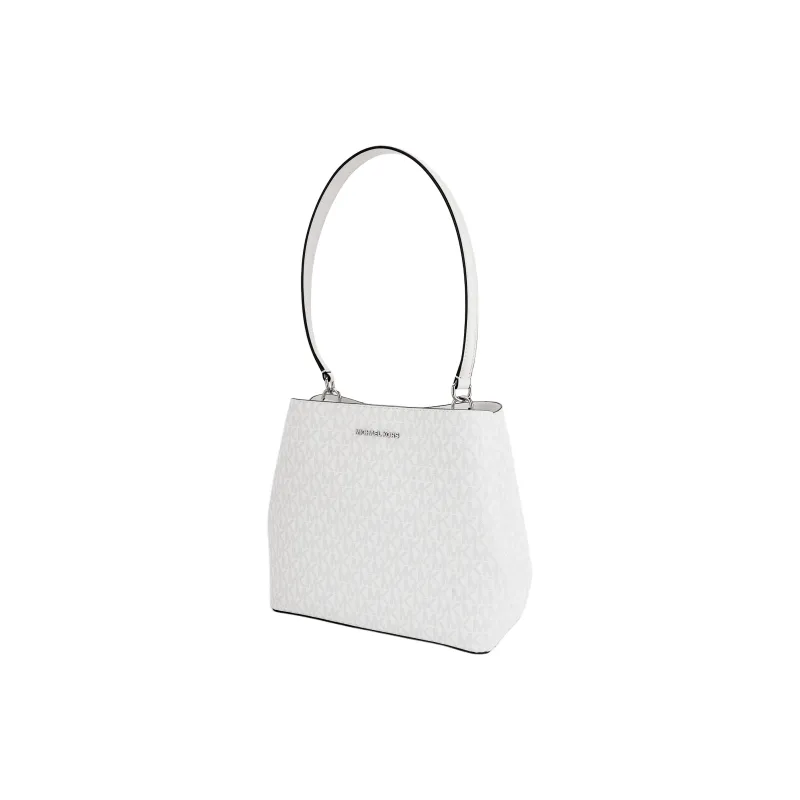 MICHAEL KORS Coated Canvas With Polyester Handbag, Shoulder Bag Medium Size Women's Multicolor Optical White-1
