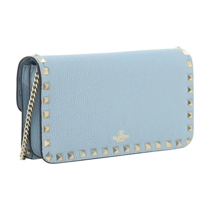 Garavani Rockstud Foldover Top Clutch Bag-5