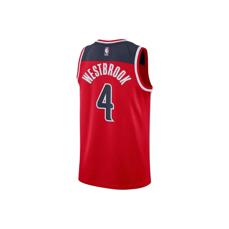 Nike Tank Top Fan Edition 2021 Season, Washington Wizards, Russell Westbrook Size 4 Men's Red-1