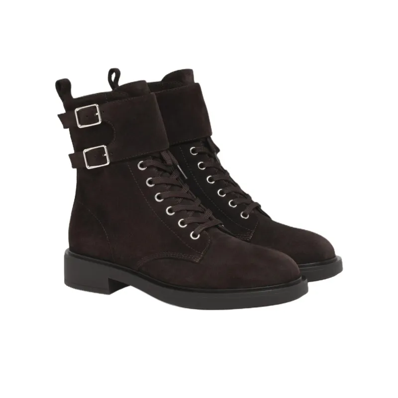 GIANVITO ROSSI Ripley Ankle Boots Women's Dark Brown-2