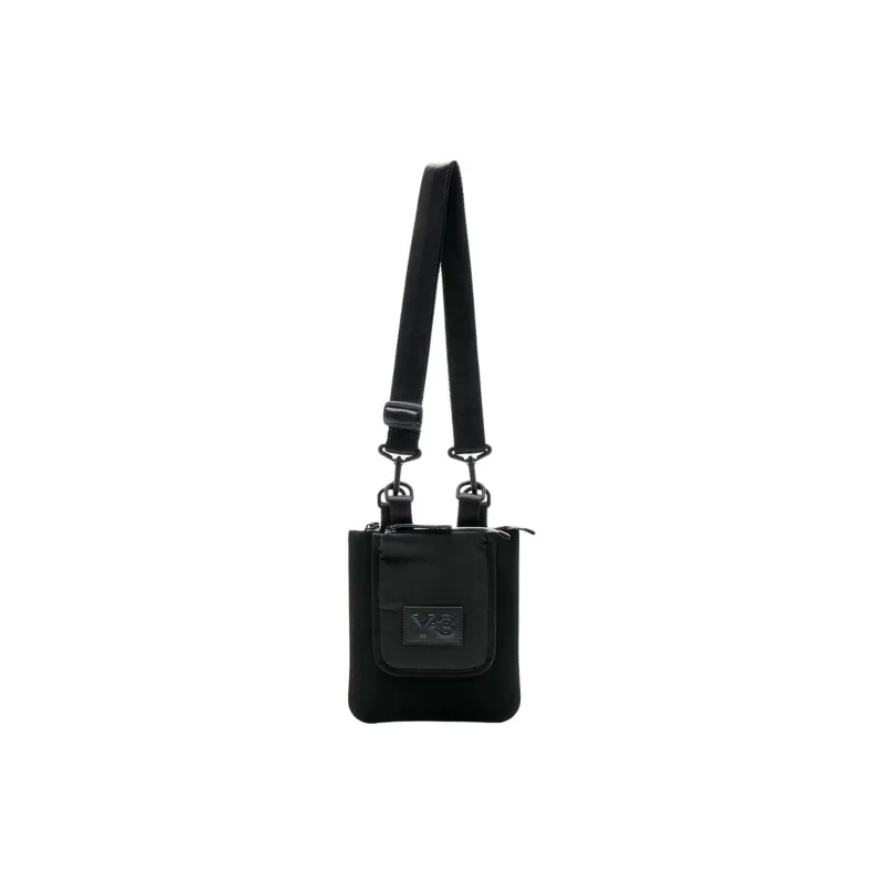 Y 3 Polyethylene With Neoprene Shoulder Bag Unisex Black-0
