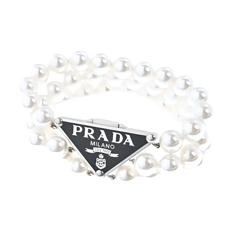 PRADA Pearl Bracelets Women's White-0