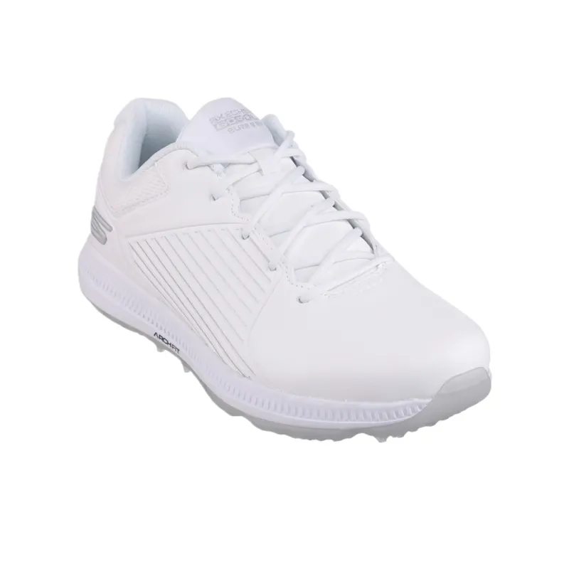 Skechers GO GOLF ELITE 5 Cushioning Abrasion Resistant Breathable Low Top Golf Shoes Women's White-1