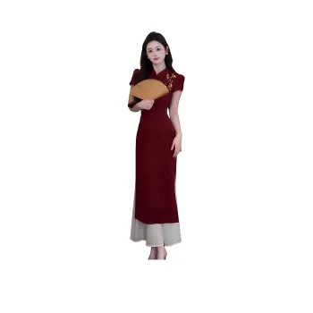 EFCR Cheongsams Women's Red