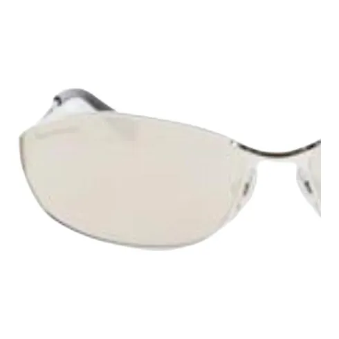 Balenciaga Metal Oval Sunglasses Men's Silver-2