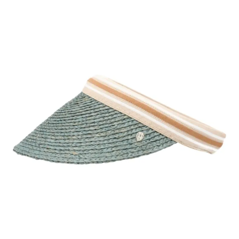 HELEN KAMINSKI Raffia, Cotton, Polyester, Polyamide, Elastane Sun Protection Hats Women's Blue-2