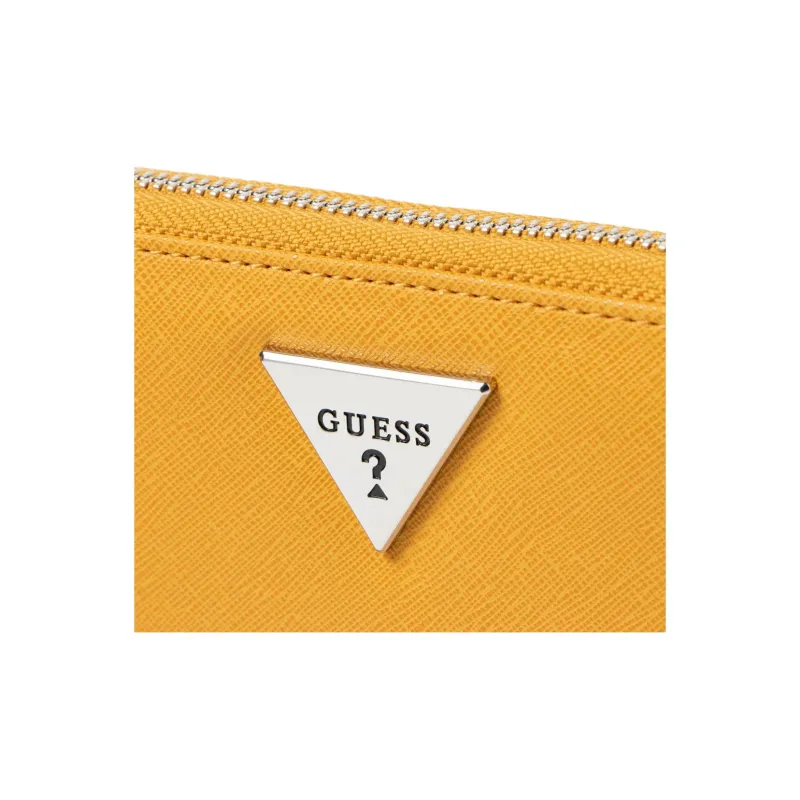 GUESS PVC Polyvinyl Chloride Wallet Women's Yellow-4